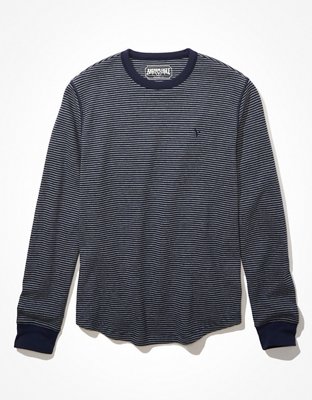 AE Super Soft Long-Sleeve Striped Thermal Shirt