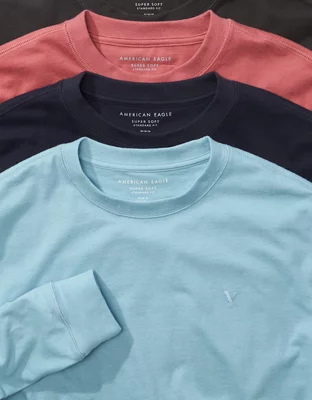 AE Super Soft Long-Sleeve Icon T-Shirt