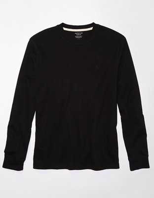 black thermal shirt