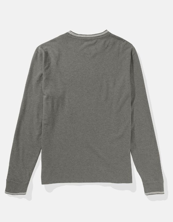 AE Long-Sleeve Pique T-Shirt