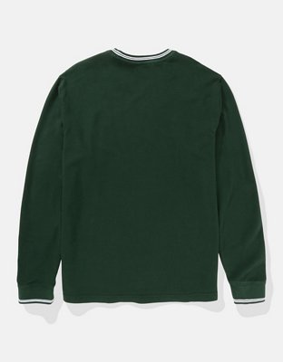 AE Long-Sleeve Pique T-Shirt
