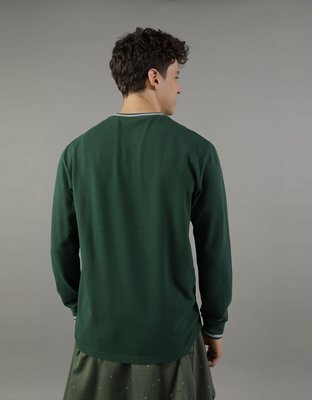 AE T-shirt Manga Larga de Piqué