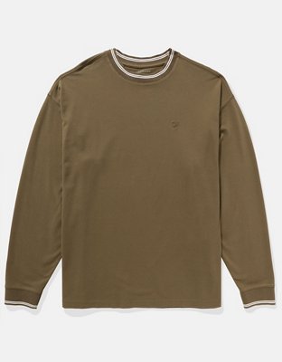 AE Long-Sleeve Pique T-Shirt