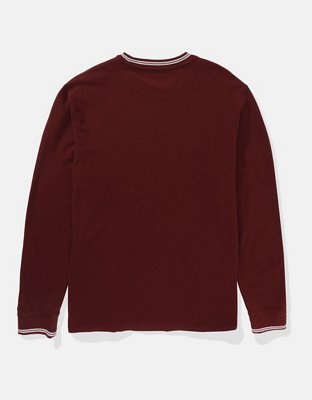 AE Long-Sleeve Pique T-Shirt