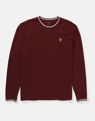 AE Long-Sleeve Pique T-Shirt