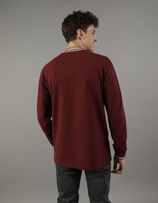 AE T-shirt Manga Larga de Piqué