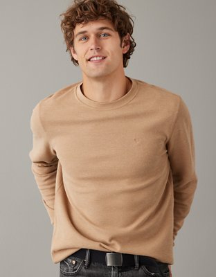 Tan thermal outlet shirt