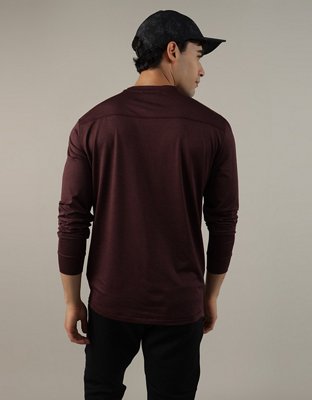 Мужские футболки American Eagle AE 24/7 Training Long-Sleeve T-Shirt — фото 2