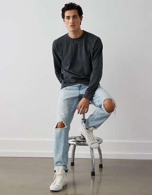 Мужские футболки American Eagle AE Legend Long-Sleeve Thermal T-Shirt — фото 4