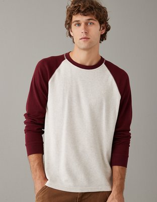 Buy Men's Printed Long Sleeves Raglan T-Shirt & Get 20% Off