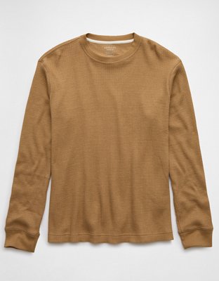 AE Long-Sleeve Waffle Thermal T-Shirt