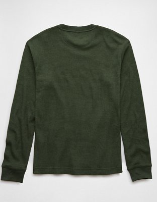 AE Long-Sleeve Waffle Thermal T-Shirt