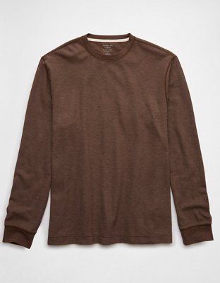 Мужские футболки American Eagle AE Long-Sleeve Ribbed Thermal T-Shirt — фото 4