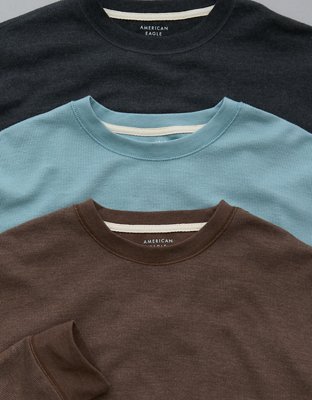 AE Long-Sleeve Ribbed Thermal T-Shirt