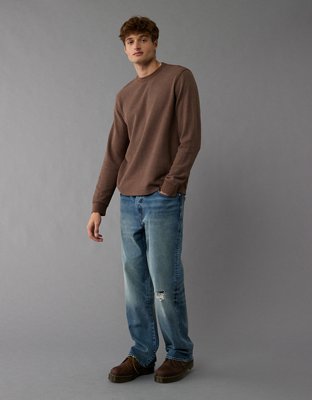 AE Long-Sleeve Ribbed Thermal T-Shirt