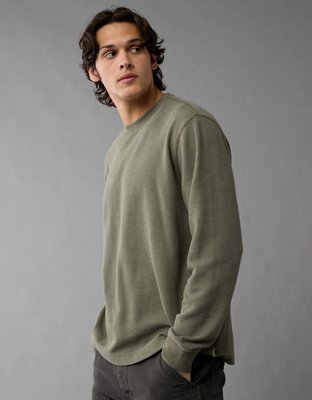 AE Long-Sleeve Ribbed Thermal T-Shirt