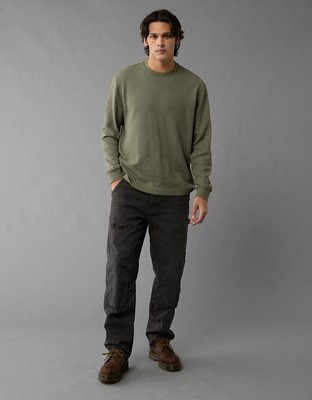 AE Long-Sleeve Ribbed Thermal T-Shirt