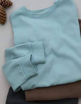 AE Long-Sleeve Ribbed Thermal T-Shirt