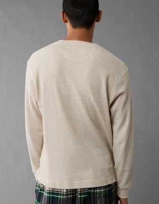 AE Long-Sleeve Waffle Thermal T-Shirt