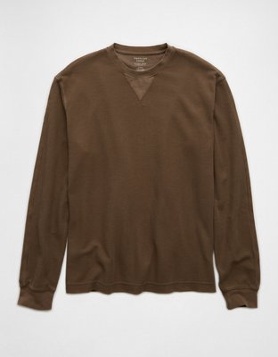 AE Long-Sleeve Washed Thermal T-Shirt