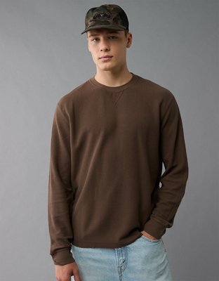 AE Long-Sleeve Washed Thermal T-Shirt