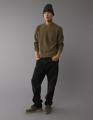 AE Long-Sleeve Washed Thermal T-Shirt