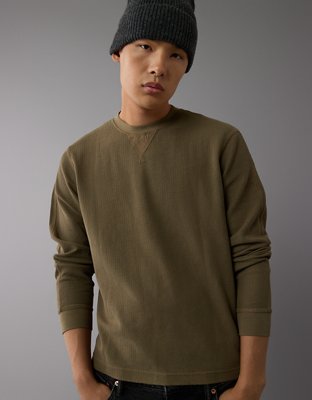 AE Long-Sleeve Washed Thermal T-Shirt