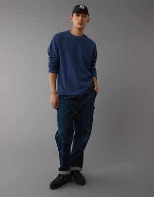 AE Long-Sleeve Washed Thermal T-Shirt