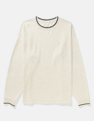 AE Long-Sleeve Pique T-Shirt