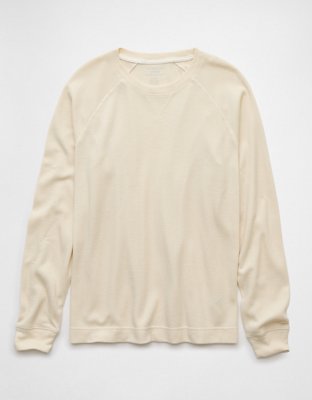 Мужские футболки American Eagle AE Long-Sleeve Raglan Thermal T-Shirt — фото 3
