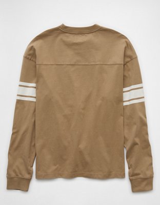AE Long-Sleeve Football T-Shirt | American Eagle
