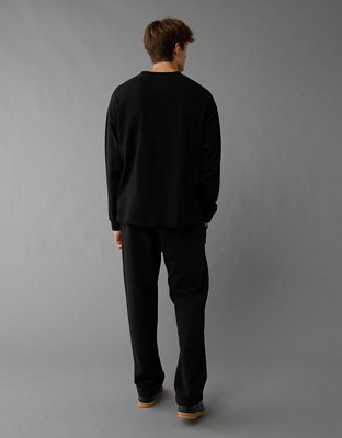 Мужские футболки American Eagle AE Oversized Long-Sleeve T-Shirt — фото 2