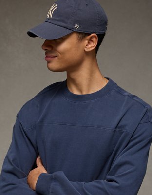 AE Long-Sleeve Boxy Sueded Jersey T-Shirt