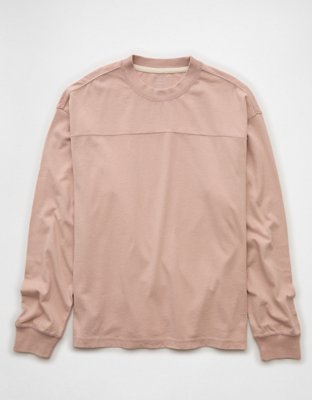 AE Sueded Long Sleeve Boxy Football T-Shirt