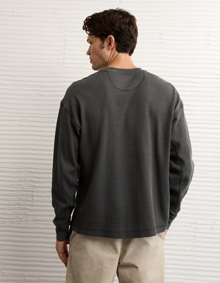 AE Boxy Washed Thermal Shirt