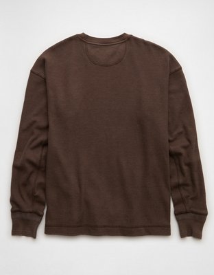 AE Boxy Washed Thermal Shirt