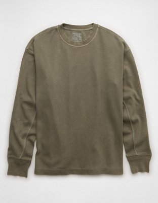 AE Boxy Washed Thermal Shirt
