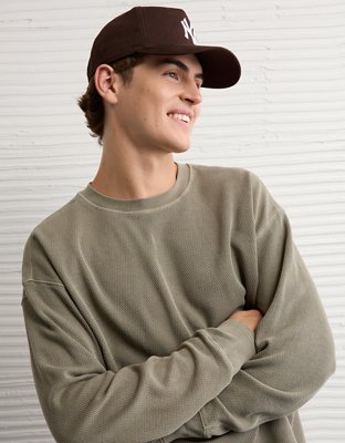 AE Boxy Washed Thermal Shirt