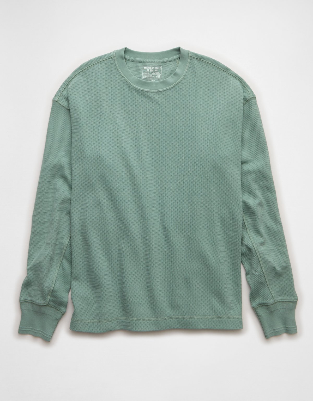 AE Boxy Washed Thermal Shirt - image 3