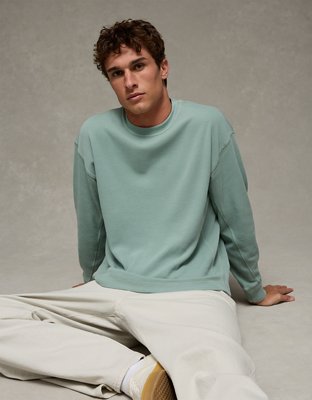 AE Boxy Washed Thermal Shirt