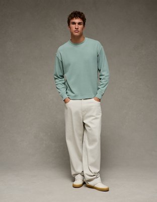 AE Boxy Washed Thermal Shirt