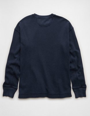 AE Boxy Washed Thermal Shirt