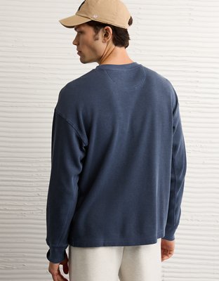 AE Boxy Washed Thermal Shirt