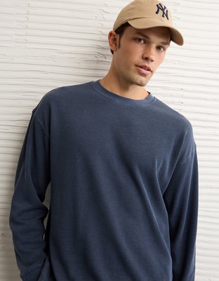 AE Boxy Washed Thermal Shirt