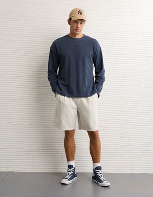 AE Boxy Washed Thermal Shirt