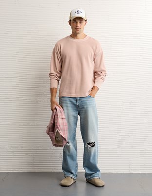 AE Boxy Washed Thermal Shirt