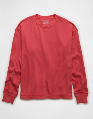 AE Boxy Washed Thermal Shirt