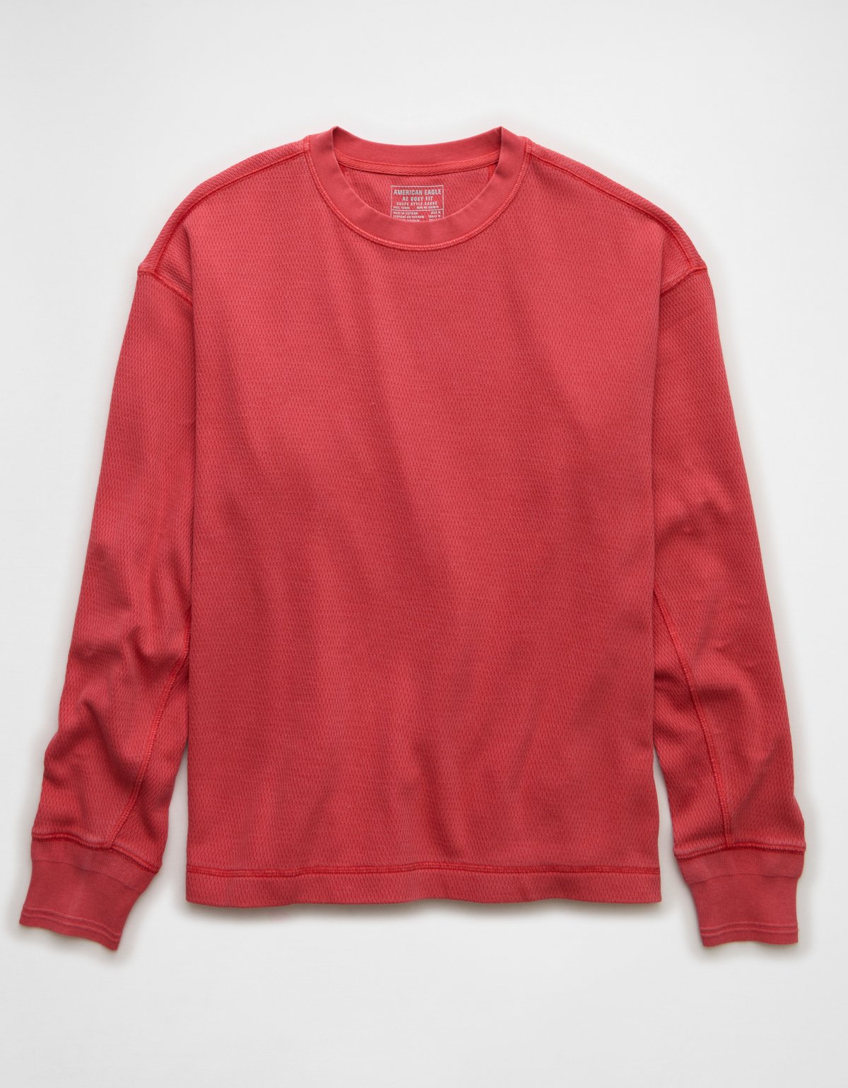 AE Boxy Washed Thermal Shirt - image 3