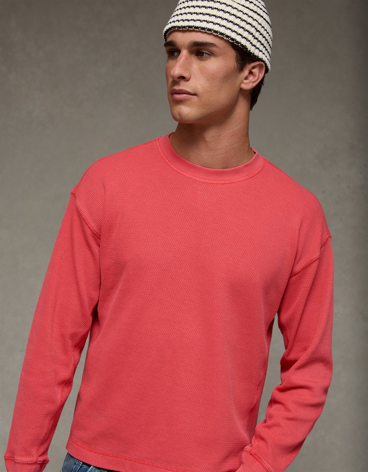 AE Boxy Washed Thermal Shirt - image 5