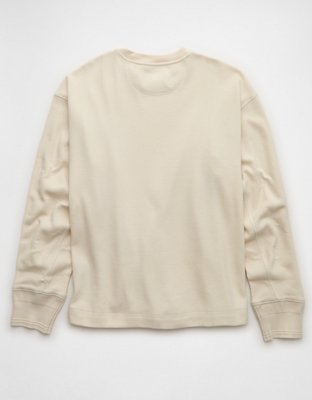 AE Boxy Washed Thermal Shirt